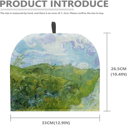 Wheat Field Tea Pot Cozies for Shock and Drop Protection, Kitchen Decorative Tea Pot Sleeve with Insulation Pad
