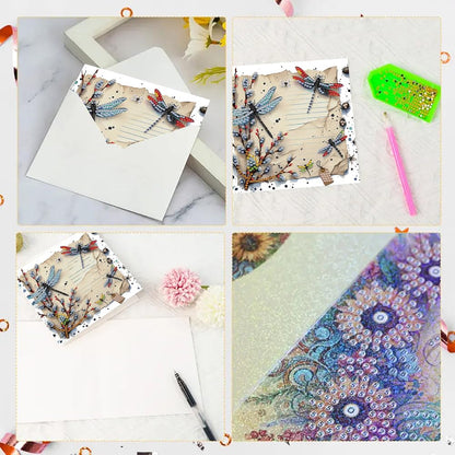 Sulunmo DIY Diamond Art Cards Kits for Adults, 5D Diamond Painting Kits Art Birthday Cards Birthday Gifts for Families, Friends, Partners(6Pcs with Envelopes Fantasy Cards-54) (Fantasy-Cards-54)