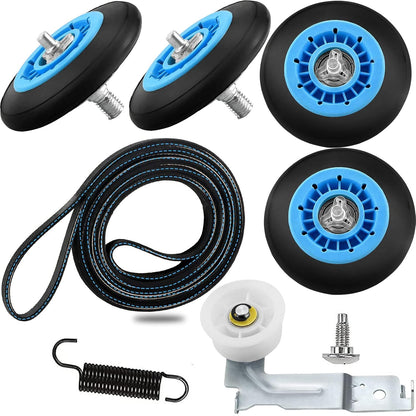 Samsung Dryer Parts Replacement Kit DV45H7000EW A2 DV42H5000EW A3 Roller Belt Idler Pulley Tension Spring