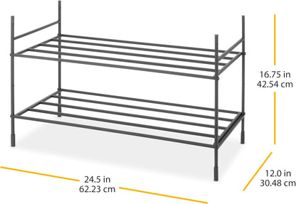 2-Tier Whitmor Modular Stacker Shelf