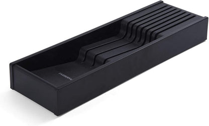 Farberware 5229614 7 Slot In Drawer Knife Organizer, 18-Inch, Black