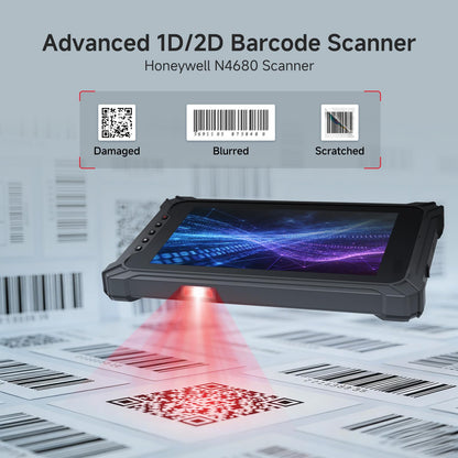 Arrvel Rugged Tablet with Barcode Scanner I17J, 10.1" Windows 11 Pro w/Honeywell N4680 Scan Engine, 1D/2D QR Inventory Scanner, 8GB+128GB Industrial Tablet for ERP WMS, Warehouse, Retail, IP65