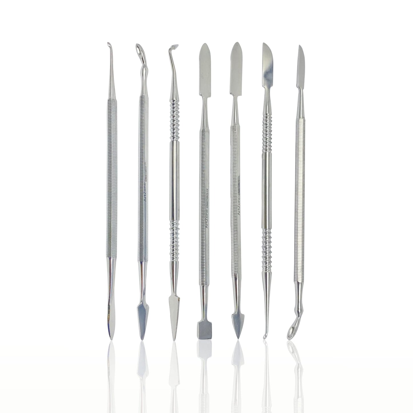 CYNAMED Stainless Steel Spatula Wax & Clay Sculpting Tool Carver Set (7PK)