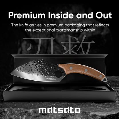 Matsato Chef Knife, Kitchen Japanese Steel Chefs Knife, Meat & Vegetables Cooking And Chopping Chef Knives, Cuchillos De Cocina - Kitchen Gifts, Womens, Dad Gifts for Christmas 4.53 Inches Blade