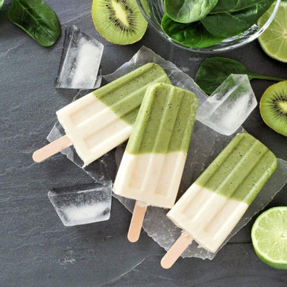 200 Pcs Wooden Popsicle Sticks Ice Pop Sticks and 200 Pcs Clear Popsicle Bags Plastic DIY Making Ice Cream Set for DIY Making Ice Cream Supplies for Family Party, Birthday Party