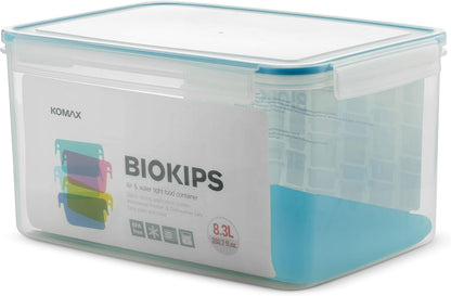 Komax Biokips Large Food Storage Containers, 35 Cup, BPA Free Airtight Bins with Lids