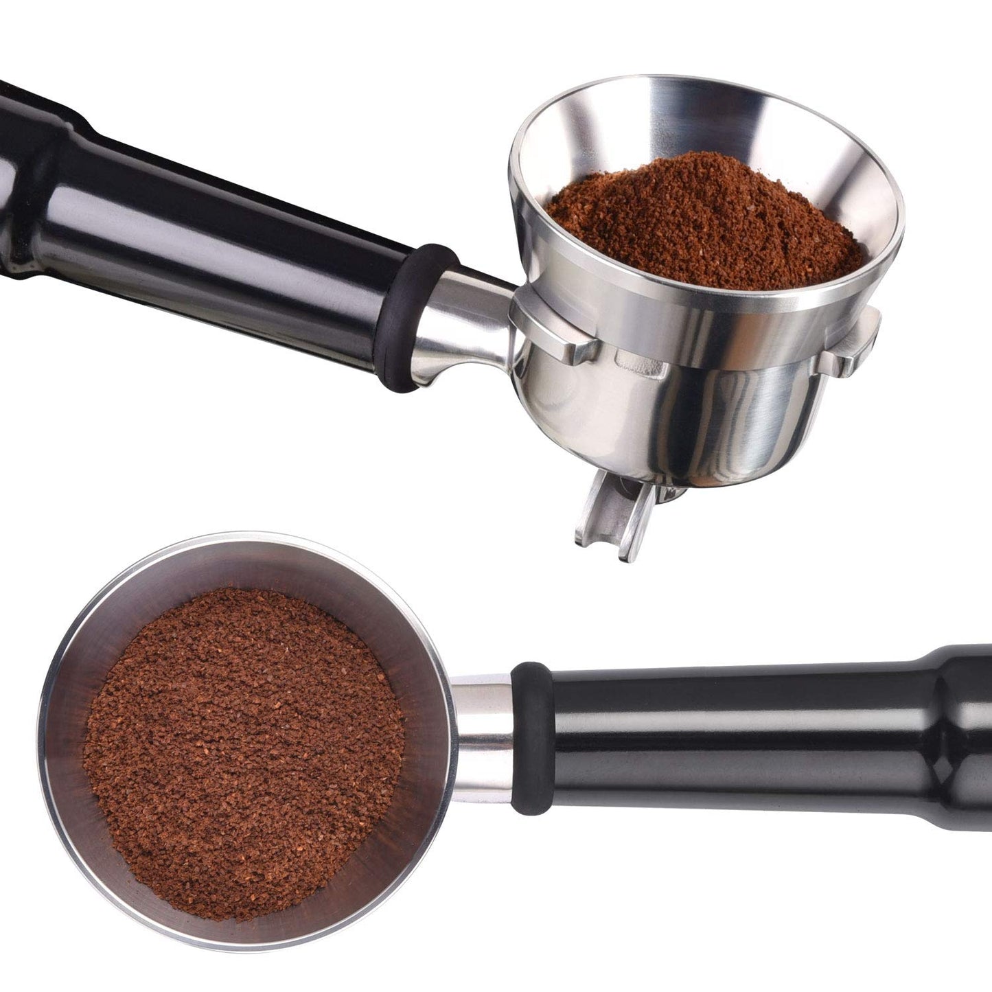 54mm Espresso Dosing Funnel, MATOW Stainless Steel Coffee Dosing Ring Compatible with Breville 54mm Portafilter