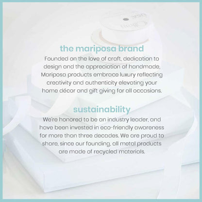 MARIPOSA SPINY STARFISH BEADED NAPKIN BOX SET | SILVER | BRILLANTE | GIFTS | NAPKIN BOX & WEIGHT SET | RECYCLED SANDCAST ALUMINUM | HANDMADE IN MEXICO