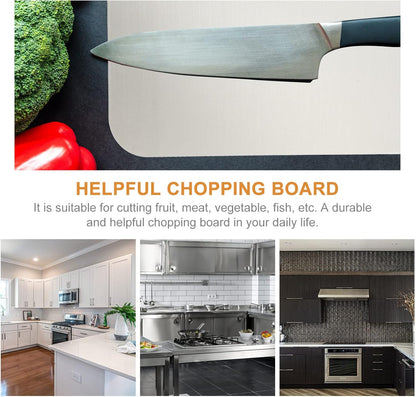 Stainless Steel Cutting Board, Heavy Duty Kitchen Butcher Block for Food, Meat, Cheese, and Vegetables