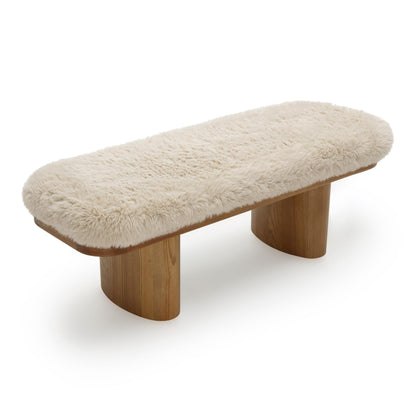 First of a Kind Bench in Natural Ash Wood