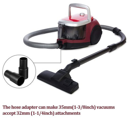 Honoson 4 Pieces Cleaner Adapter 35mm (1-3/8 Inch) to 32 mm (1-1/4 Inch) for Inner Diameter 32 Brush Fit to Outer Diameter 35 Tube Plastic Vacuum Hose Adapter