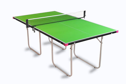 Butterfly Junior Stationary Ping Pong Table - 3/4 Size Table - Space Saver Game Table - Regulation Height - Sturdy Frame - Ships Assembled with Net