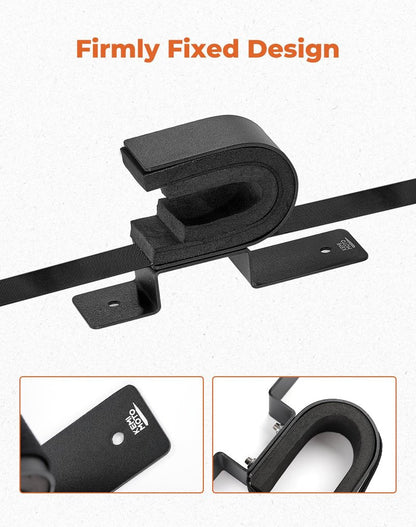 KEMIMOTO UTV Tool Rack, Screw Mount UTV Tool Holder Shovel Bow Rack for Side by Side Snowmobile Garage Wall Compatible with Can Am Defender Polaris General Ranger Pioneer CFmoto Uforce