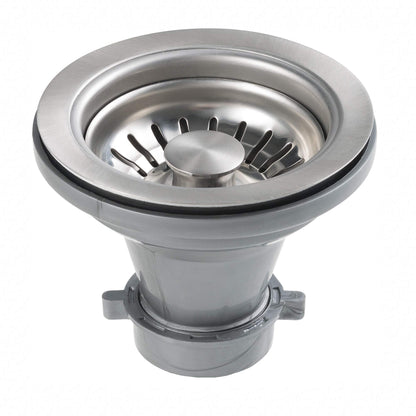 Kraus Kitchen Sink Stainless Steel Drain Assembly with Strainer, Fits Standard 3.5 in. or 4 in. Drain Openings