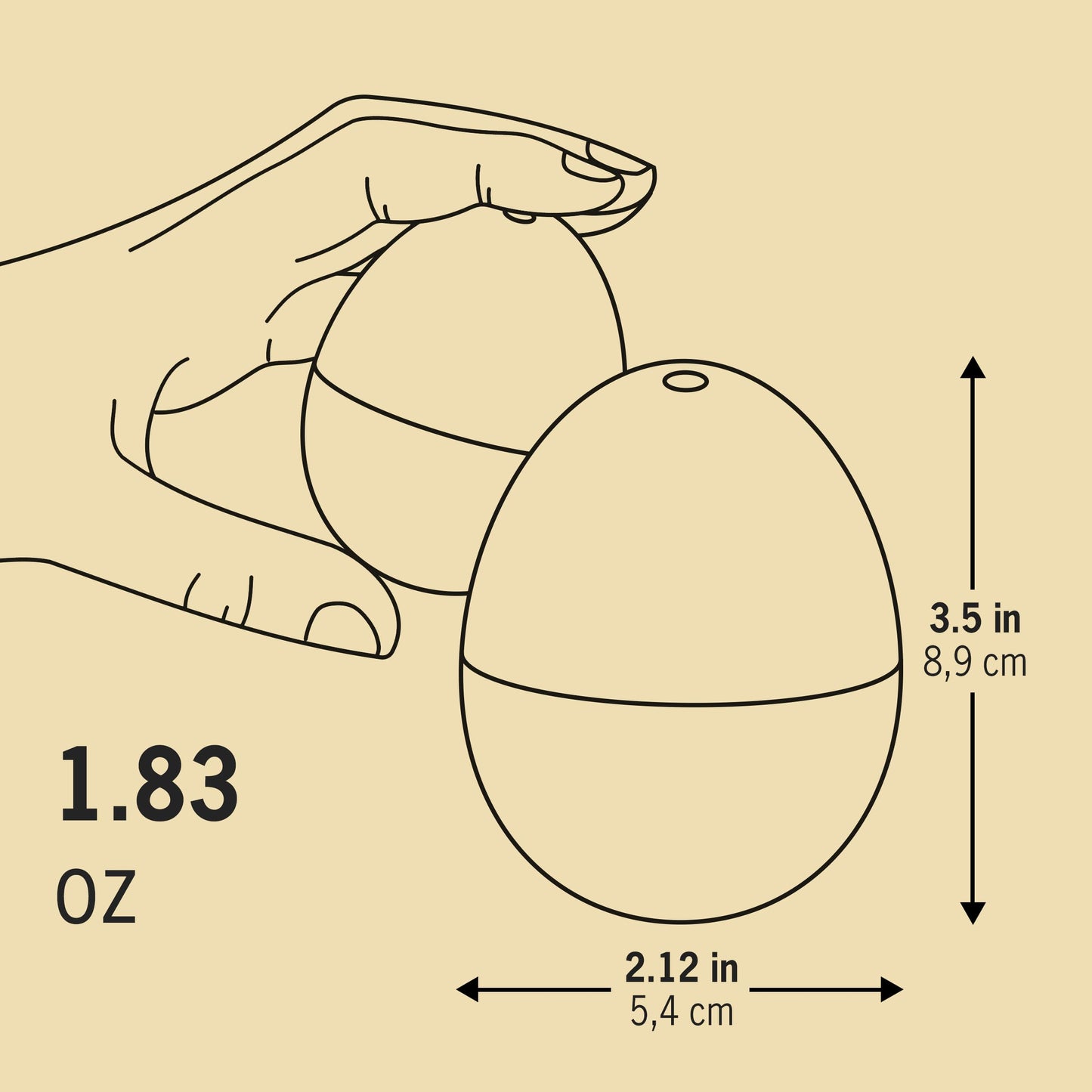 Circles Beepegg – Egg Timer for Boiling Eggs – Musical Egg Cooker for Soft, Medium, Hard Boiled Eggs – Food Safe – Singing Floating Egg Timer – Egg Cooker for 3 Levels of Doneness - Brainstream