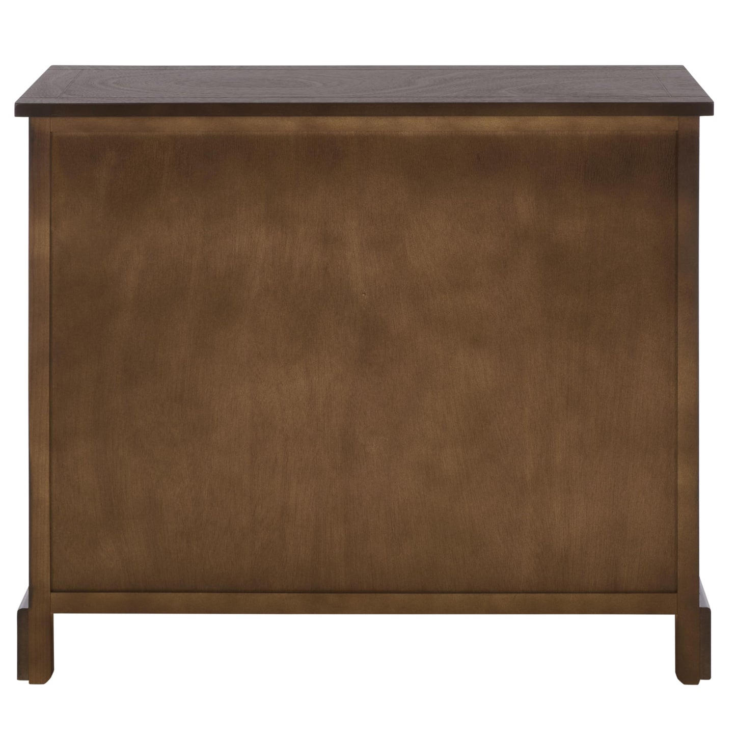 SAFAVIEH Furniture - Herman 2-Drawer Storage Unit - Dark Chocolate - Solid Wood - Classic Storage Design - Ideal for Living Room, Entryway, 29" W x 13" D x 27.5" H - Fully Assembled (AMH5702H)