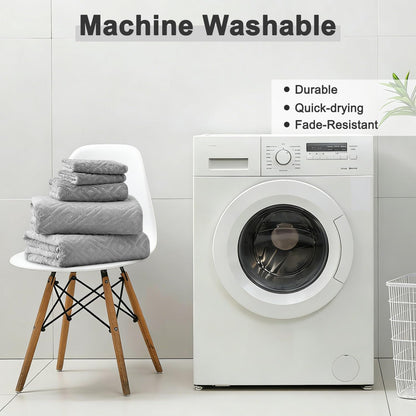 12 Set Set Hotel-4 4 4 Jarson Pieces Bath Towel Soft, Dark Grey - Quick Dry Family Towels for Bath, Highly Absorbent