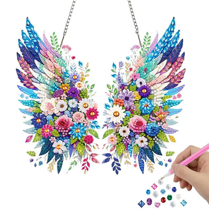 Xylzzuit Diamond Art Kit for Adults DIY Painting Hanging Pendant Special Shaped Rhinestone Gem by Numbers Craft Wall Window Ornament Home Decor Double Sided (Cat)