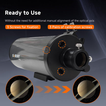 SVBONY MK90 Spotting Scope, Maksutov Cassegrain Telescope for Adults Astronomy, 90mm Aperture, Compact and Lightweight Spotting Scope for Terrestrial and Sky Viewing, Planet Visual and Photography
