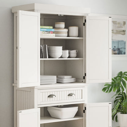 Homestyles Nantucket Pantry, 30", Off White