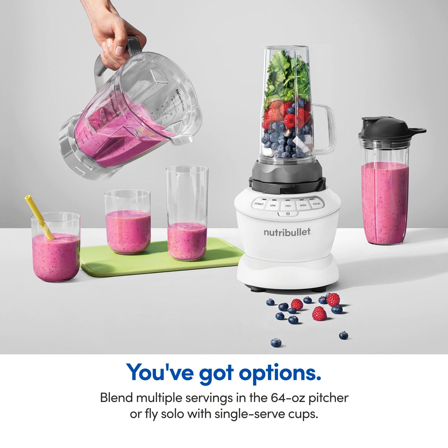 nutribullet Full-Size Blender Combo 1200W – NBF50500 - Dark Gray
