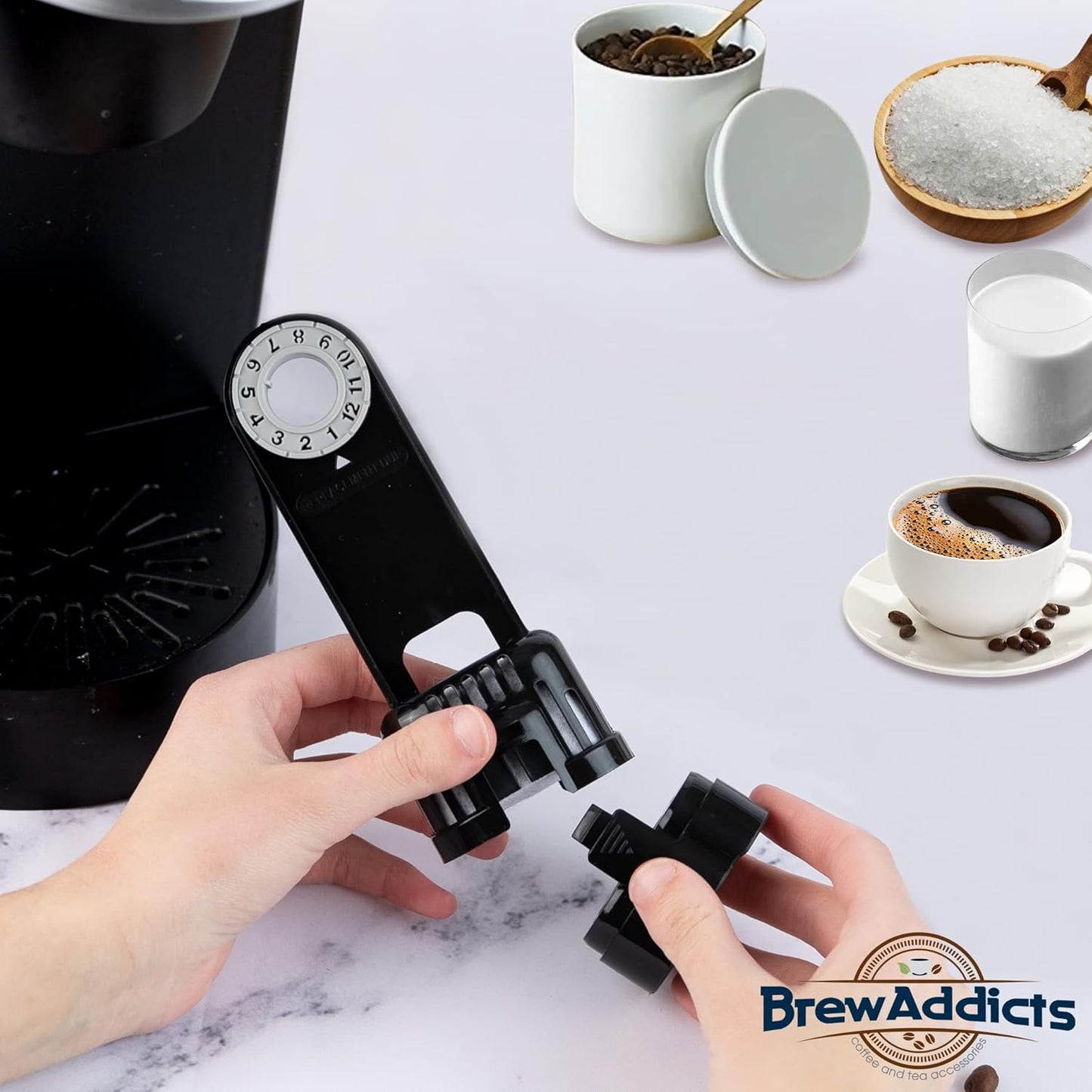 Water Filter for Keurig 1.0 Coffee Makers, Starter Kit: 6 Filters & 1 Filter Holder, Replacement Cartridges