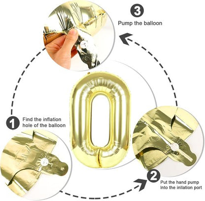 Light Gold 40-Inch Number 9 Balloon by [Brand Name] - Perfect for Birthday Parties, Weddings & Graduations