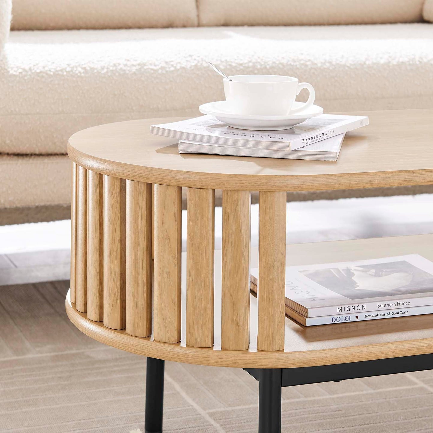 Modway Fortitude Modern Coffee Table, Oak