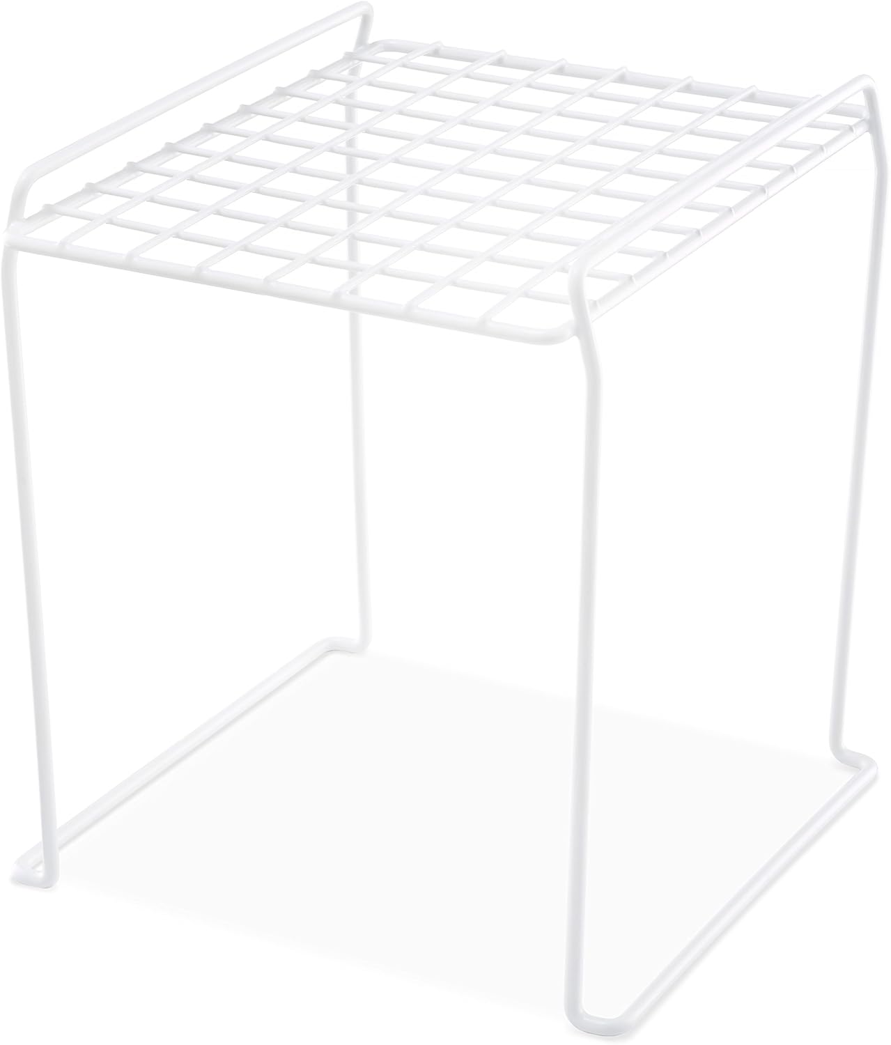 12.88" Whitmor Tall Stacking Shelf White