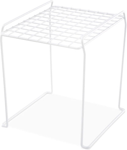 12.88" Whitmor Tall Stacking Shelf White