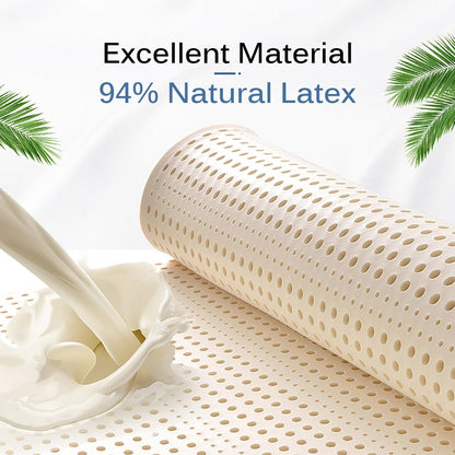 Premium Natural Latex Mattress Topper, 7.5cm Thick, Portable Folding Mattress for Single, Twin, Full, Queen, King Sizes - Japanese Tatami Roll Mat for Dormitory & Home Use, 120x190cm