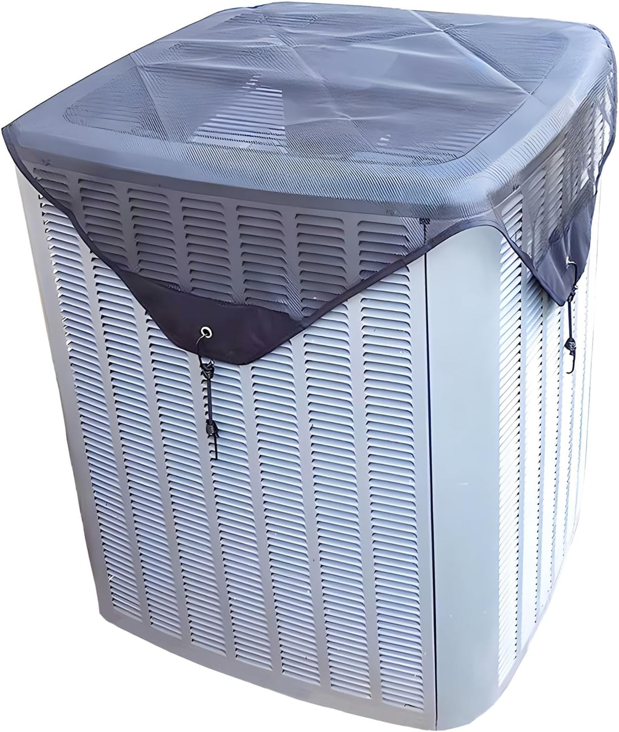 Durable Central Air Conditioner Cover for Outside Units 32 x 32, Leaf Guard Mesh AC Cover Defender Outdoor (32" x 32")