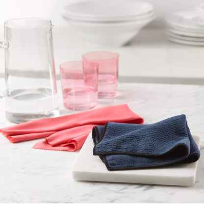 E-Cloth Granite & Stone Cleaning Kit, Premium Microfiber Cleaning Cloth, Ideal Cleaner and Polish for Granite, Marble and Other Stone Countertops, 100 Wash Guarantee, 2 Cloth Set