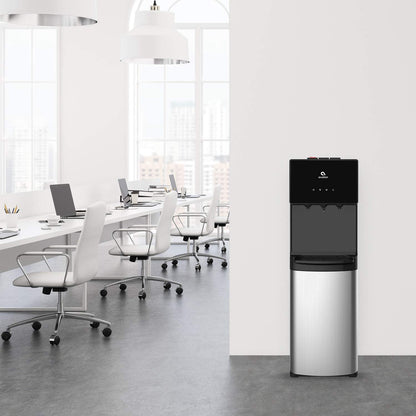 Avalon A4BLWTRCLR Bottom Loading Water Cooler Water Dispenser - 3 Temperature Settings - Hot, Cold & Room Water, Durable Stainless Steel Cabinet, Bottom Loading - UL/Energy Star Approved