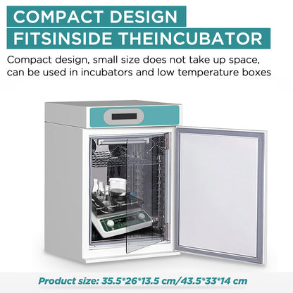 LABHOUSE Lab Digital Orbital Shaker Mixer | 9.85"x9.85" Plate Size Adjustable Speed 40-200RPM Capacity 2KGS | Timed and Continuous Modes Rotator Shaker for Laboratory