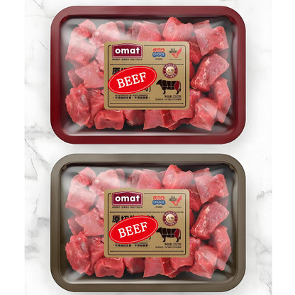 Beef Food Labeling or Butchers,Food Storage Labels,Beef Chicken Pork Meat Sticker Bundle for Meat Markets, Supermarkets,1.75 x 1 inch,500Pcs