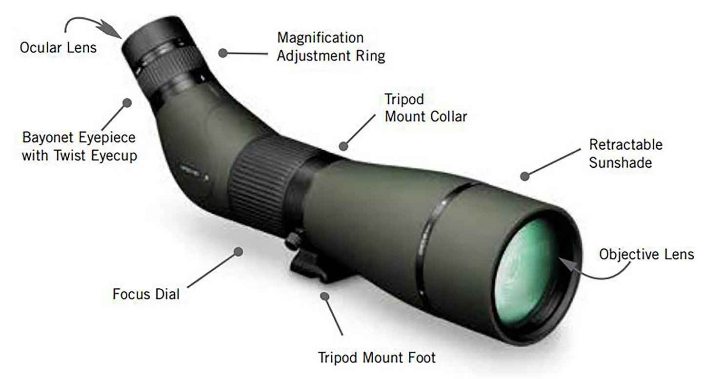 Vortex Optics Viper HD Spotting Scope 15-45x65 Angled