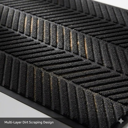 Front Door Mat,4'x8' Commercial Floor Mat Indoor Outdoor Entrance, Heavy Duty Welcome Mat, Rubber Backing Non Slip Doormat for Entryway, Large Entry Rug for Home Office Business Areas