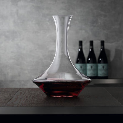 Spiegelau Authentis Crystal Wine Decanter, Modern Carafe for Red and White Wine, Elegant Glass Pitcher for Wedding Gifts, Housewarming, Home Bar Accessories, 35.3 oz (1 Liter), Set of 1