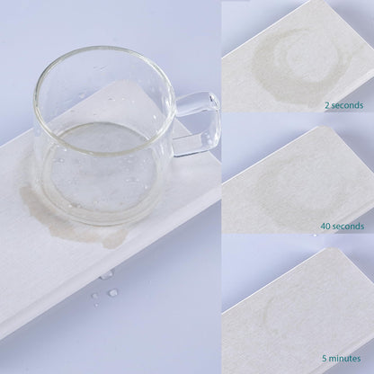 NiuYichee 2 Pcs Water Absorbing Stone Trays, Kitchen/Bathroom Sink Soap Dish, Diatomite Tray Used for Hand Soap & Cosmetic Bottles in The Modern Home, 3.15" W x 8.7" L, White