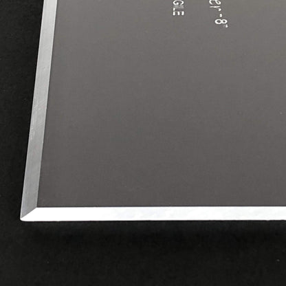 CAKESAFE 8 Inch OG Scraper-Clear Acrylic Cake, Icing, and Butter Cream Smoother with Beveled Edge
