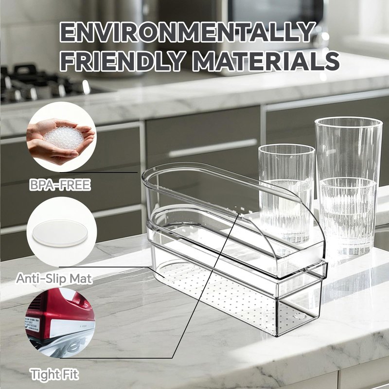 Hand Mixer Storage Case for KitchenAid KHM5/KHM6/KHM7/KHM9 Series Ultra Power Speed Hand Mixers, Double layer Crylic Transparent Storage Box (Hand Mixer Not Included) (Storage Case)