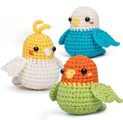 Kovarela Crochet Kit for Beginners Adults – Easy All-in-One Starter Pack with Fun Video Tutorials, Extra Yarn & Tools – DIY Amigurumi Craft Gift (Craft & Chill Edition)