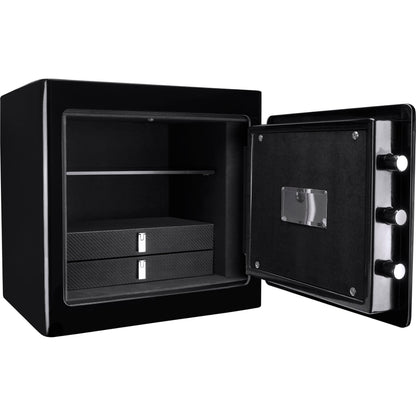 Barska Digital Keypad Fireproof Jewelry Safe 1.01 Cubic Ft, One Size, Black AX13106