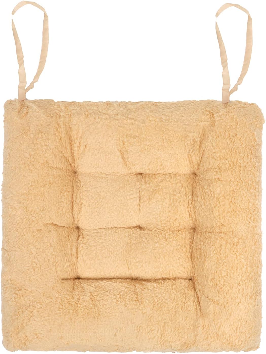 Cashmere Plush Chair Seat Cushion, Soft Plush Seat Pillow for Home Office, No Slip Sofa Chair Pads for Comfort