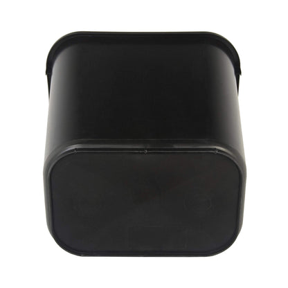 Amazon Basics Rectangular Commercial Office Wastebasket, Easy to Clean, Space-Saving, 10 Gallon, Black