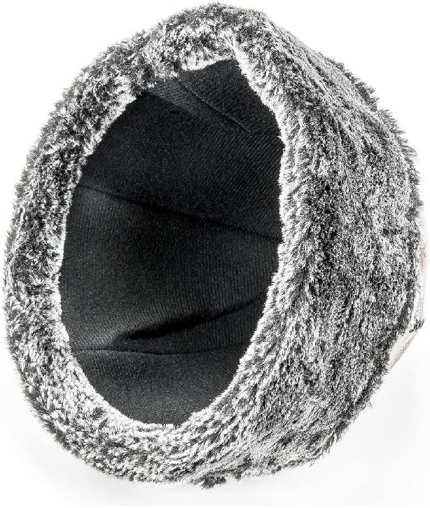 Tesettuer Miss Turkish Ottoman Bork Hat, Ertugrul Faux Leather Fur Winter Cap