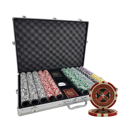 MRC 1000 pcs Ultimate Laser Poker Chips Set with Aluminum Case Custom Build