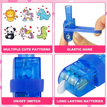 28PCS LED Finger Lights Valentines Day Gifts for Kids School Classroom Valentine Exchange Cards for Toddlers Boys Girls Class Valentine’s Day Gift Light Up Party Favors Treat Goodie Bags Stuffers Bulk