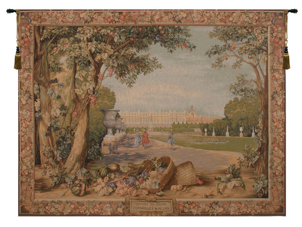 Charlotte Home Furnishings Inc. Versailles III French Tapestry Wall Hanging 43 x 58 Inch Viscose Cotton and Polyester Blend Wall Art Perfect For Home Decor Wall Decor by Charles le Brun